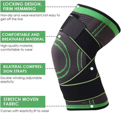 Premium Adjustable Knee Sleeve | Dual-Strap Comfort Support for Sports & Daily Activities