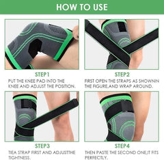 Premium Adjustable Knee Sleeve | Dual-Strap Comfort Support for Sports & Daily Activities