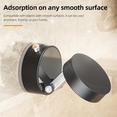 Universal Magnetic Vacuum Suction Phone Holder – 360° Swivel Folding Stand for Mobile Phones