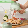 Electric Handheld Vegetable Chopper & Slicer – Multifunctional Mini Food Cutter for Kitchen