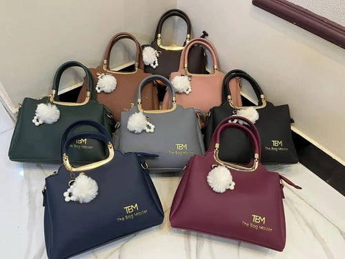 Stylish Women's Rexine Hand Bag - 1 Pc