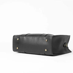 Chic Women's PU Leather Hand Bag - 1 Pc in Classic Black or Brown