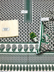 3 Pcs Women's Unstitched Khaddar Printed Suit