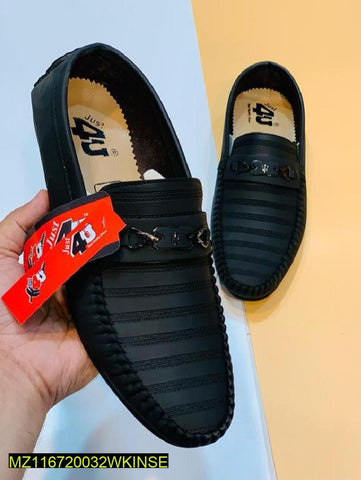Men's Formal Loafer, Black Line