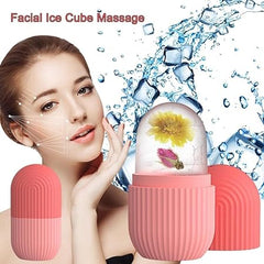 Marble Jade Roller & Ice Roller Combo Pack | 3-in-1 Facial Massager & Derma Roller