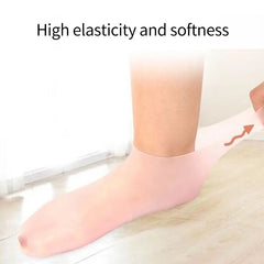 Silicone Gel Heel Socks for Cracked Heels – Moisturizing & Repair